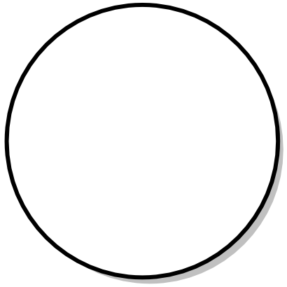 Download free round circle white disk mathematical icon